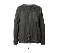 Soccx Chemisier 'Memory Lane' gris / anthracite / argent, Taille S