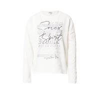 Soccx Sweat-shirt 'Into The Blue' ivoire / noir / argent, Taille S