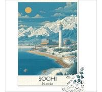 Sochi, Russia Puzzles 1000 pièces | puzzle pour un matin conscient une façon paisible de commencer le w nd lentement avec une activité calme à la maison