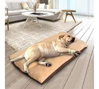 SOCHII Grand lit chaud pour animal domestique - Coussin doux pour niche - Couverture pour chiens de taille moyenne et grande - Golden retriever Labrador Big Coffee - 70 x 50 cm