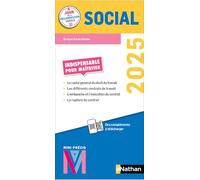 Social 2025 - Mini-Précis - Evelyne Cornu-Gaidan - Nathan - broché - Guide