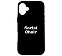 Social Chair - Fraternity Sorority Frat Greek Star T-Shirt Coque pour iPhone 16 Plus