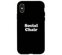 Social Chair - Fraternity Sorority Frat Greek Star T-Shirt Coque pour iPhone X/XS