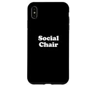 Social Chair - Fraternity Sorority Frat Greek Star T-Shirt Coque pour iPhone XS Max