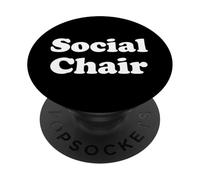 Social Chair - Fraternity Sorority Frat Greek Star T-Shirt PopSockets PopGrip Adhésif