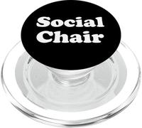 Social Chair - Fraternity Sorority Frat Greek Star T-Shirt PopSockets PopGrip pour MagSafe
