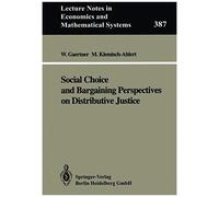 Social Choice And Bargaining Perspectives On Distributive Justice