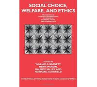 Social Choice, Welfare, And Ethics