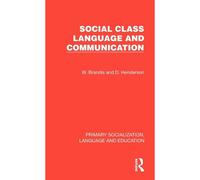 Social Class, Language And Communication