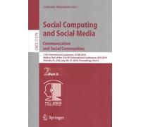 Social Computing And Social Media - Communication And Social Communities