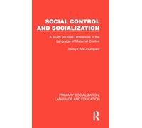Social Control and Socialization