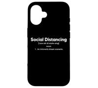 Social Distancing an Introverts Dream Scenario Coque pour iPhone 16