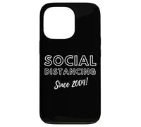 Social Distancing Since 2004 Funny 2000's Meme Birthday 2004 Coque pour iPhone 13 Pro