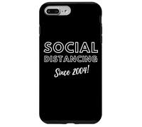 Social Distancing Since 2004 Funny 2000's Meme Birthday 2004 Coque pour iPhone 7 Plus/8 Plus