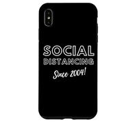Social Distancing Since 2004 Funny 2000's Meme Birthday 2004 Coque pour iPhone XS Max
