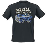 Social Distortion Vintage Ride Homme T-Shirt Manches Courtes Noir S