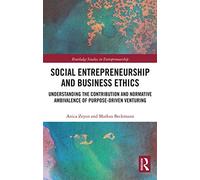 Social Entrepreneurship And Business Ethics
