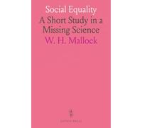 Social Equality: A Short Study in a Missing Science