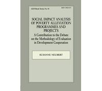 Social Impact Analysis Of Poverty Alleviation Programmes And Projects