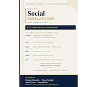 Social Innovation - Concepts, Frameworks & Award Cases: C.K. Prahalad Awards for Social Innovation