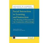 Social Interaction in Learning and Instruction by D. Vanderaalsvoort H. Cowie Hardcover Book