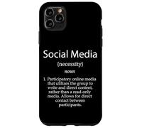Social Media Definition Social Media Influencer Marketing Coque pour iPhone 11 Pro Max