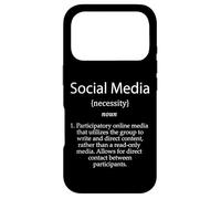 Social Media Definition Social Media Influencer Marketing Coque pour iPhone 17 Pro