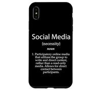 Social Media Definition Social Media Influencer Marketing Coque pour iPhone XS Max
