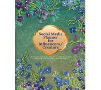 Social Media Planner for Influencers/Creators: A simple, undated calendar and log book to keep track of your sales, posts & more!