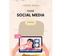 Social Media Planner: Monthly & Weekly Content Organizer for Business Owners, Influencers & Creators