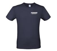 Social Netwear | T-shirt de pompier personnalisé avec impression sur la poitrine et le dos | Design personnalisé pour les fans de pompiers | Anniversaire de pompiers, Motif 1, XL