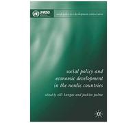 Social Policy And Economic Development In The Nordic Countries