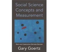 Gary Goertz – Social Science Concepts and Measurement