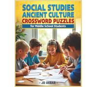 Social Studies Ancient Culture Crossword: Social Studies Ancient Cultures, History Puzzles, Match the Words, Unscramble the letters for Middle School