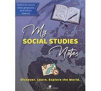 Social Studies Notebook | Discover. Learn. Explore the World.: 8.5x11in | 120 pages
