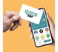 Mikamax Carte de visite virtuelle NFC et QR – Partagez vos coordonnées – Sans frais mensuels