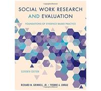 Social Work Research And Evaluation