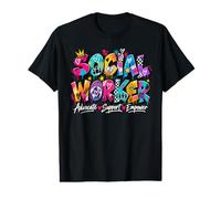 Social Worker T-Shirt Graphique avec Valeur