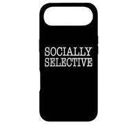 Socialement sélectif introverti Vibes Home Alone Livres Ordinateur Coque pour iPhone Air