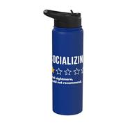 Socialiser One Star Absolute Nightmare ne recommanderait pas Stainless Steel Insulated Water Bottle