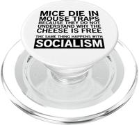 Socialisme (déclaration Amusante) PopSockets PopGrip pour MagSafe