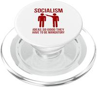 Socialisme (déclaration ironique Amusante) PopSockets PopGrip pour MagSafe