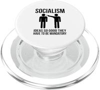 Socialisme (déclaration ironique Amusante) PopSockets PopGrip pour MagSafe
