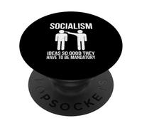 Socialisme - des idées si Bonnes qu'elles doivent être obligatoires PopSockets PopGrip Adhésif