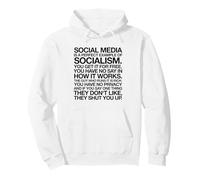Socialisme des médias Sociaux Sweat à Capuche