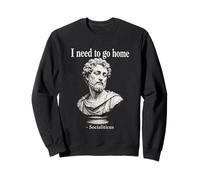 Socialiticus Statue Romaine drôle Histoire Sarcastique Meme Sweatshirt