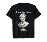 Socialiticus Statue Romaine drôle Histoire Sarcastique Meme T-Shirt