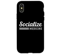 Socialize Medicine Free Healthcare is A Humanitarian Right Coque pour iPhone X/XS