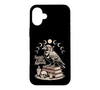 Socially Awkward Corvid Approved Corbeau Gothique Coque pour iPhone 16 Plus