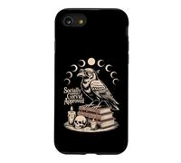 Socially Awkward Corvid Approved Corbeau Gothique Coque pour iPhone SE (2020) / 7/8